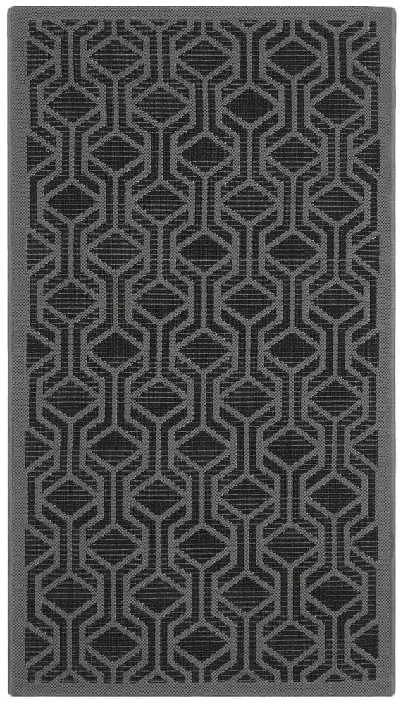 Safavieh Courtyard Cy6114-225 Black - Anthracite Area Rug - Image 2